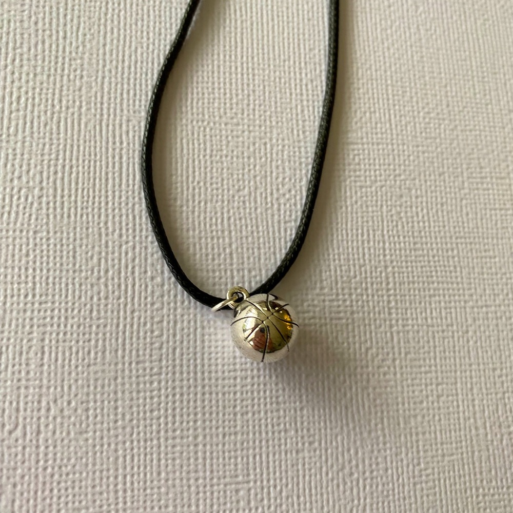 Basketball Cord Necklace